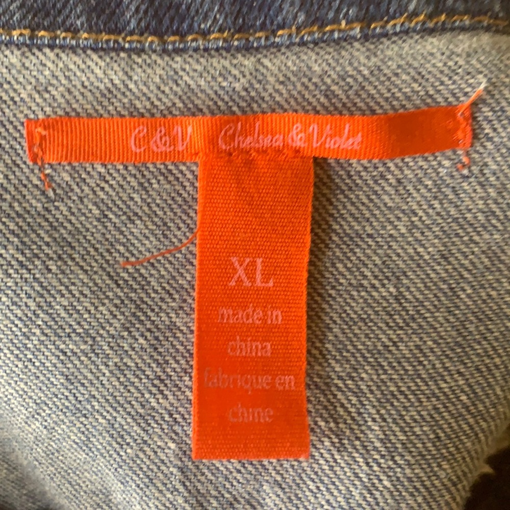 C&V Ruffle Jean Jacket - Picture 3 of 3